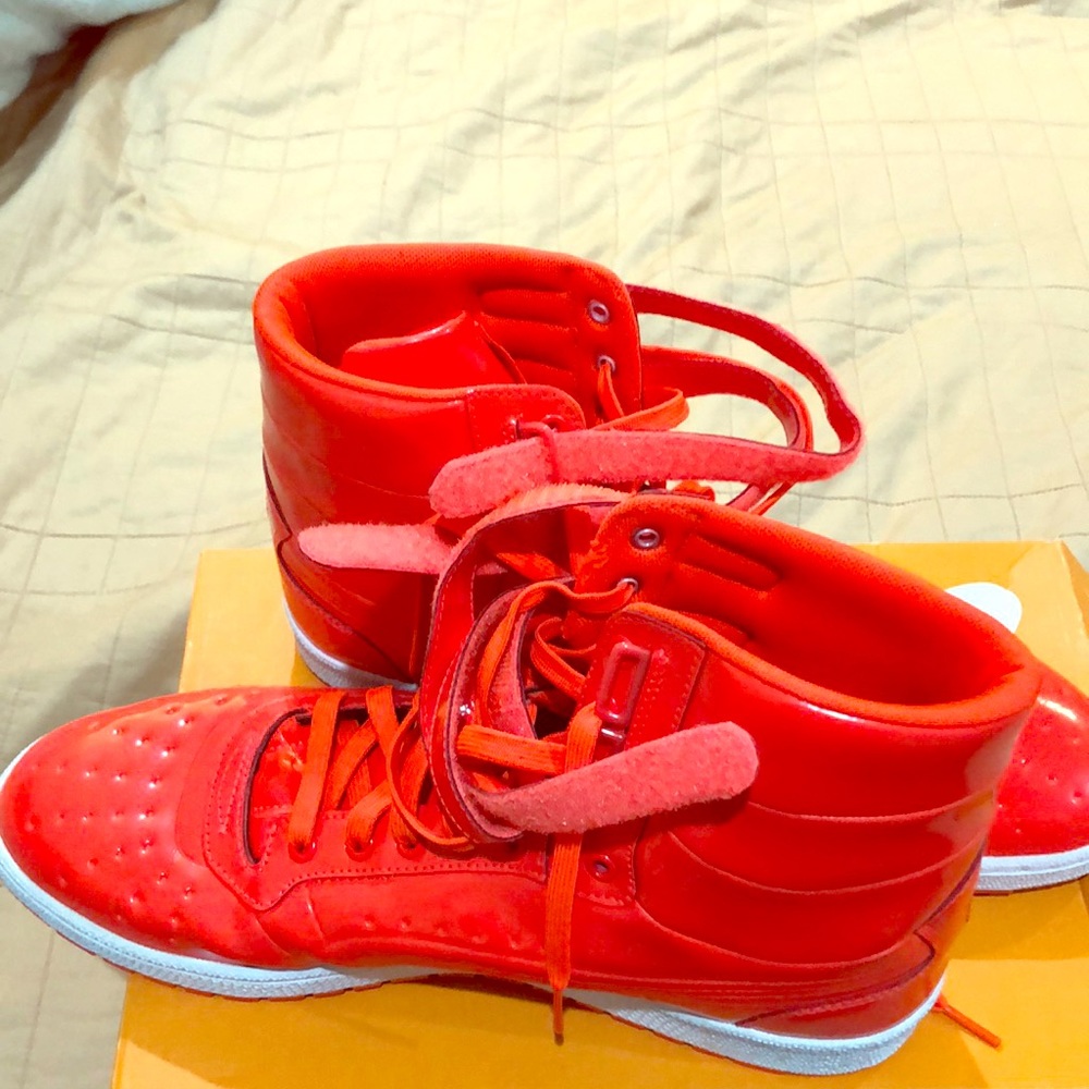 Puma Men’s Sky Hi tops (Rose color ) size 14 m